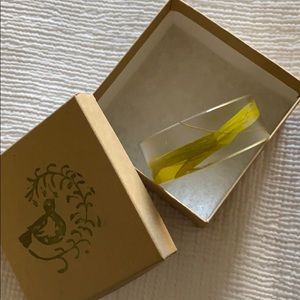 New in box art museum resin bracelet